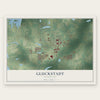 Gluckstadt, Mississippi map print, the full design