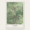 Ozark, Missouri map print, the full design