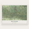 Box Elder, South Dakota map print, the full design