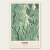 Kirby, Vermont map print, the full design