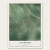 Crawford, Mississippi map print, the full design