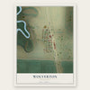 Wolverton, Minnesota map print, the full design