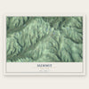Summit, New York map print, the full design