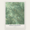 Mount Pleasant, Arkansas map print, the full design