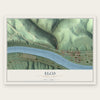 Elco, Pennsylvania map print, the full design