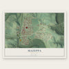Mazeppa, Minnesota map print, the full design