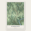 Wardsville, Missouri map print, the full design