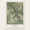 Liberty, McKean County, Pennsylvania map print, the full design