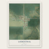 Liebenthal, Kansas map print, the full design