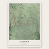 Oakview, Missouri map print, the full design