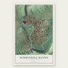 Schuylkill Haven, Pennsylvania map print, the full design