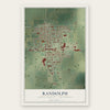 Randolph, Dodge County, Wisconsin map print, the full design
