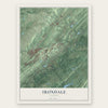 Irondale, Alabama map print, the full design