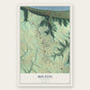 Milton, Kentucky map print, the full design