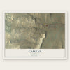 Capitan, New Mexico map print, the full design