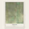 Vernon, Utah map print, the full design