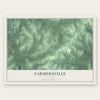 Farmersville, New York map print, the full design