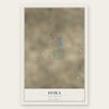 Dora, New Mexico map print, the full design