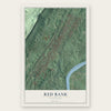 Red Bank, Tennessee map print, the full design