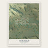 Fairburn, South Dakota map print, the full design