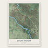 Coon Rapids, Minnesota map print, the full design