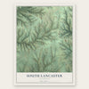 South Lancaster, Wisconsin map print, the full design
