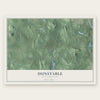 Dunstable, Massachusetts map print, the full design