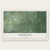 Remington, Wisconsin map print, the full design