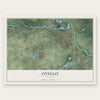 Otsego, Minnesota map print, the full design