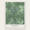 Barnstead, New Hampshire map print, the full design