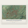 Borough of Bloomfield, Perry County, Pennsylvania map print, the full design