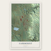 Fairmount, Georgia map print, the full design