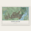 North Miami, Florida map print, the full design