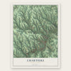 Chartiers, Pennsylvania map print, the full design