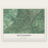 Montgomery, New Jersey map print, the full design