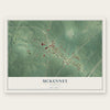 McKenney, Virginia map print, the full design
