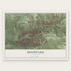 Moorpark, California map print, the full design