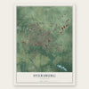 Dyersburg, Tennessee map print, the full design