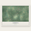 Alberta, Virginia map print, the full design