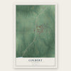 Colbert, Oklahoma map print, the full design