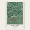 Montesano, Washington map print, the full design