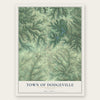 Town of Dodgeville, Wisconsin map print, the full design