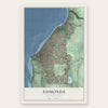 Edmonds, Washington map print, the full design