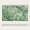 Hackleburg, Alabama map print, the full design