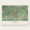Byron, Minnesota map print, the full design