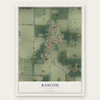 Bascom, Florida map print, the full design