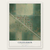 Coleharbor, North Dakota map print, the full design