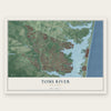 Toms River, New Jersey map print, the full design