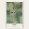 Union, Illinois map print, the full design