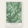 Ellicottville, New York map print, the full design